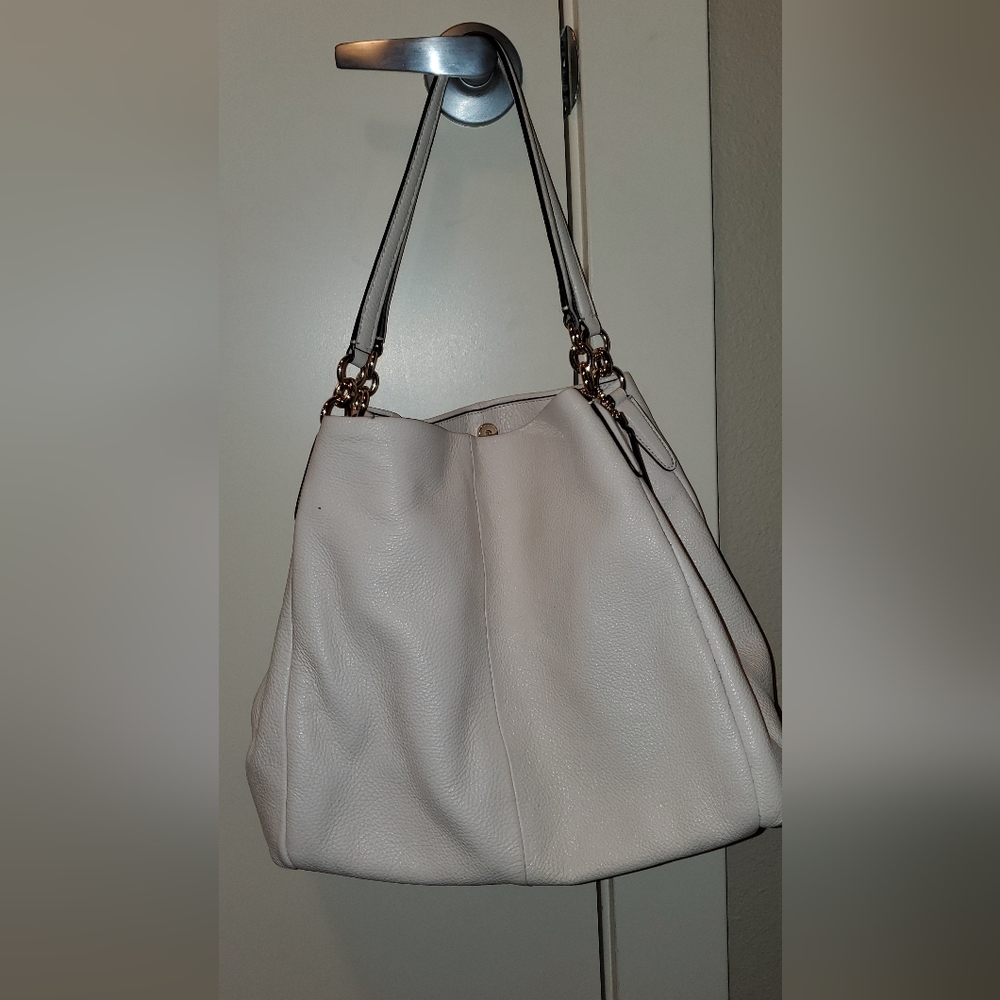White Coach hobo bag